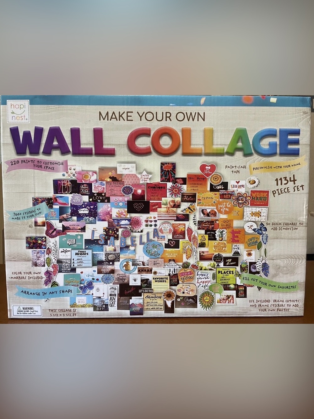 Hapinest Collage Kit Make Your Own Wall Picture Arts and Crafts Kit DIY New